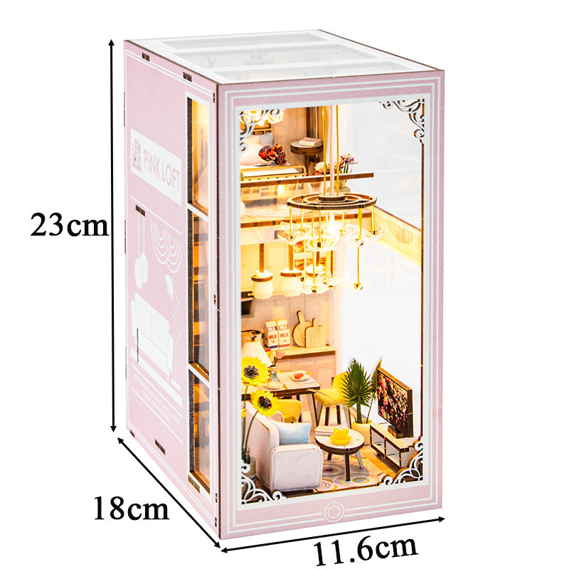 Pink Loft DIY Book Nook KitBook Nook Kit Australia