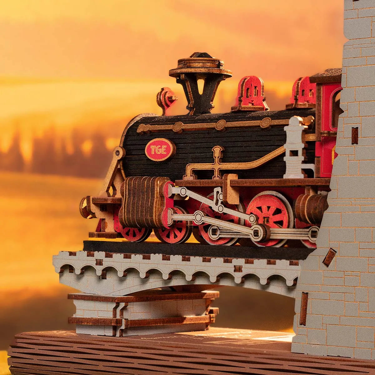 Robotime Rolife Century Train DIY Book Nook KitBook Nook Kit Australia