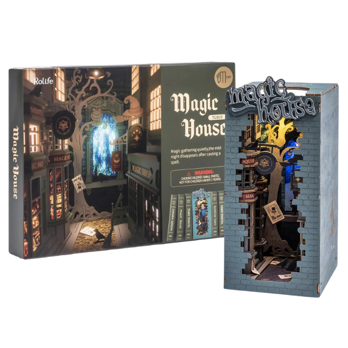 Robotime Rolife Magic House DIY Book Nook KitBook Nook Kit Australia