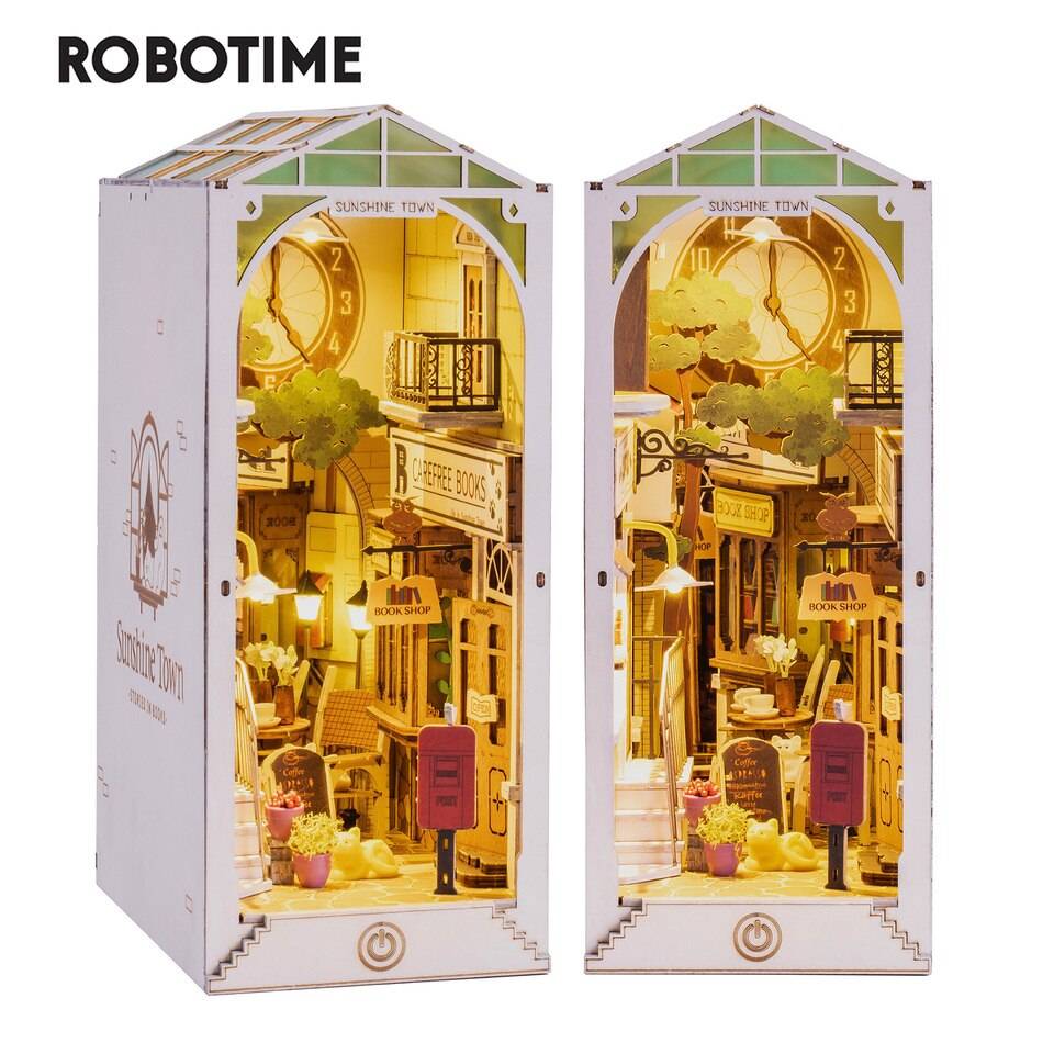 Robotime Rolife Sunshine Town Book Nook KitBook Nook Kit Australia