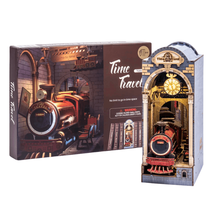 Robotime Rolife Time Travel DIY Book Nook KitBook Nook Kit Australia