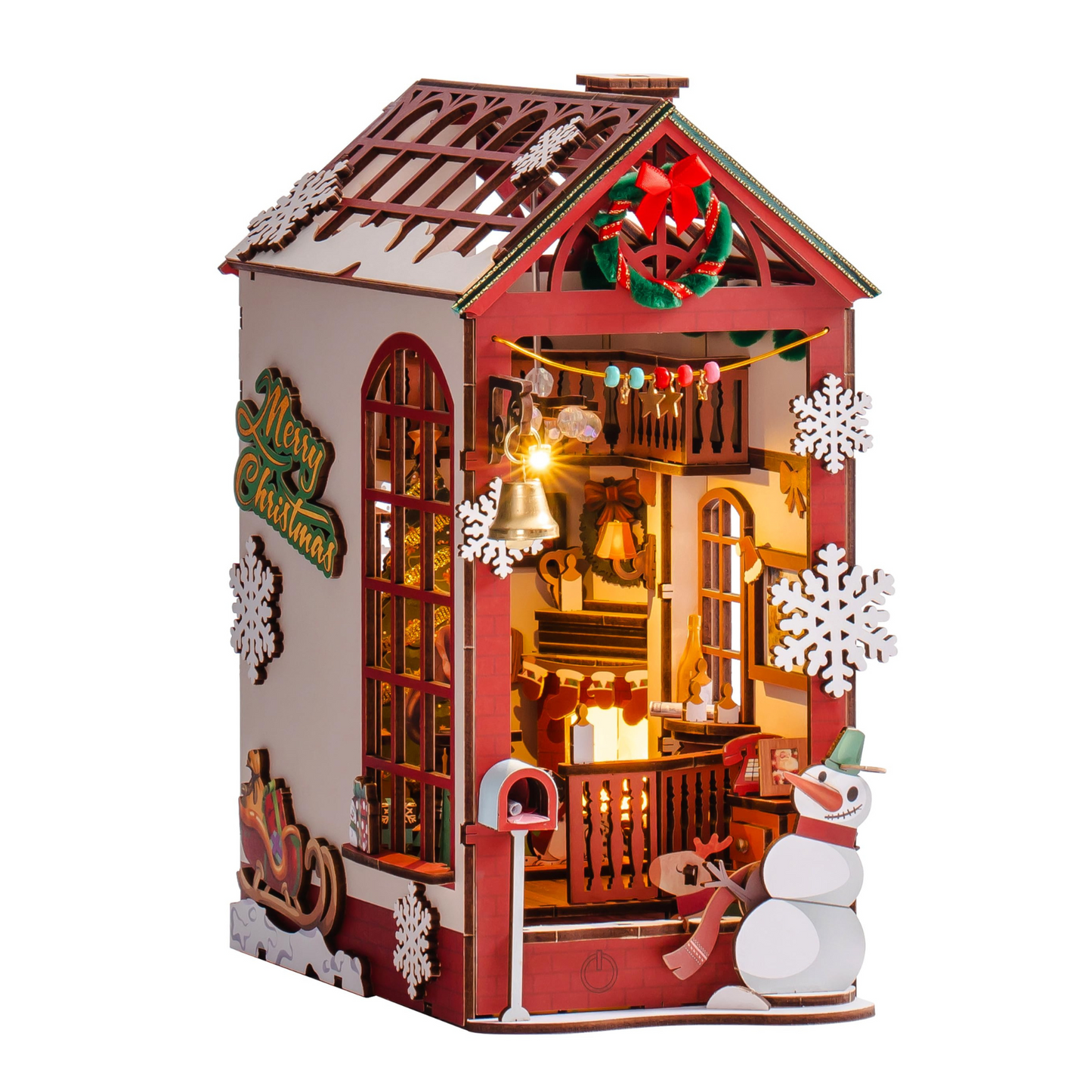 Rolife Christmas Indoor Scene DIY Book Nook KitBook Nook Kit Australia