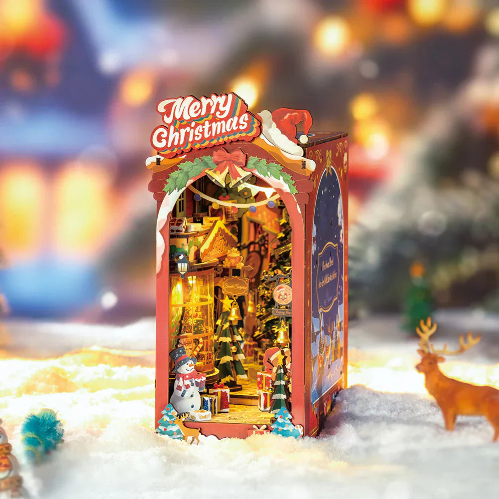 Rolife Christmas Street DIY Book Nook KitBook Nook Kit Australia