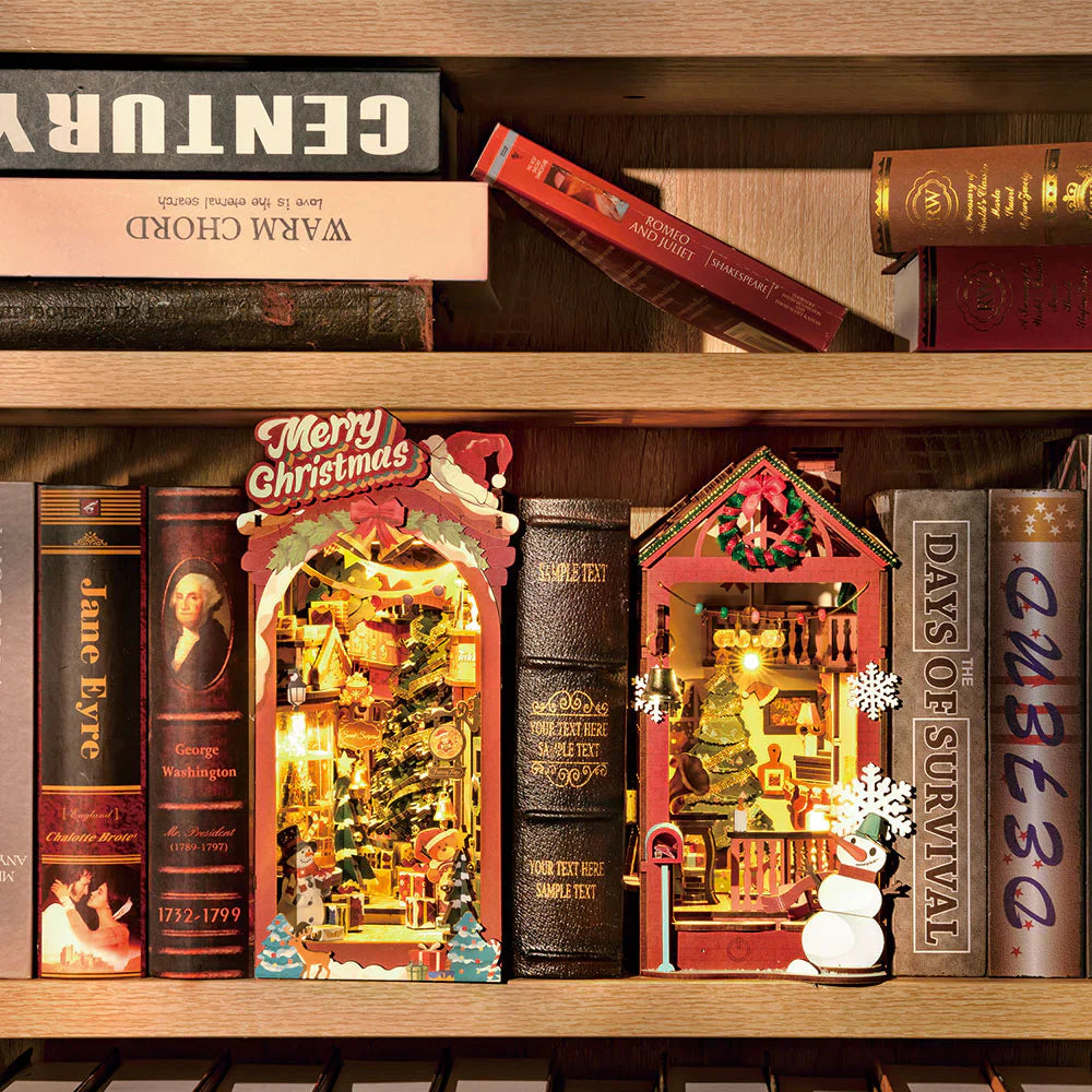 Rolife Christmas Street DIY Book Nook KitBook Nook Kit Australia