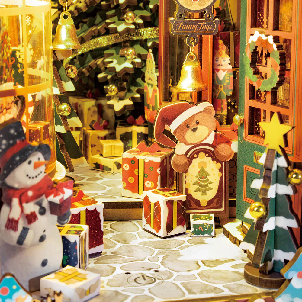 Rolife Christmas Street DIY Book Nook KitBook Nook Kit Australia