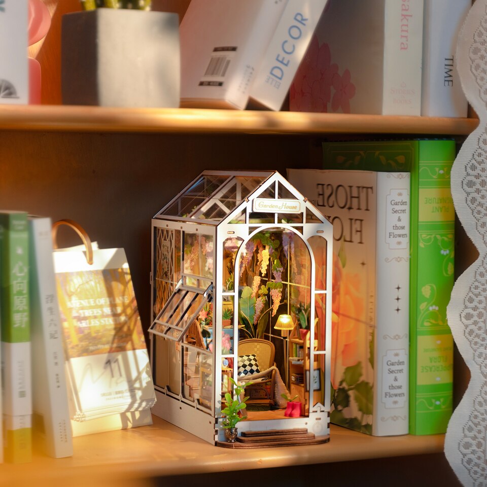 Rolife Garden House DIY Book Nook KitBook Nook Kit Australia