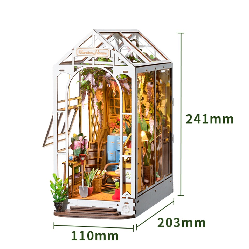 Rolife Garden House DIY Book Nook KitBook Nook Kit Australia
