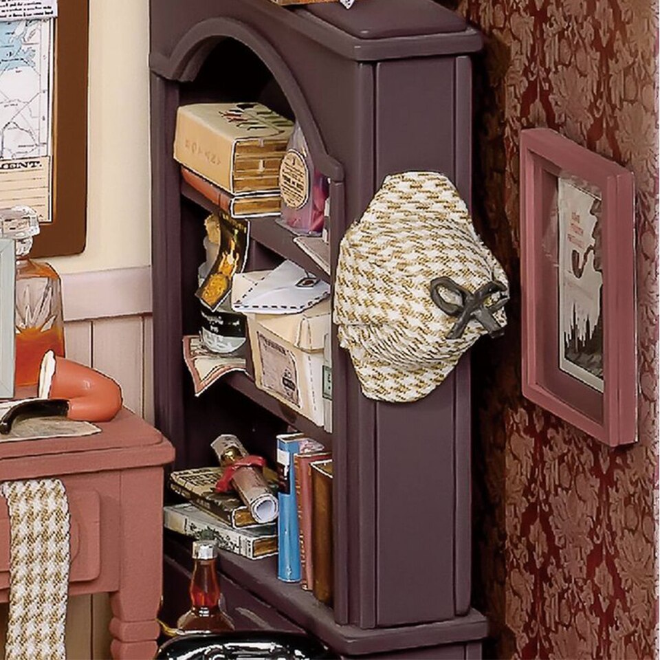 Rolife Mose's Detective Agency DIY Dollhouse KitBook Nook Kit Australia