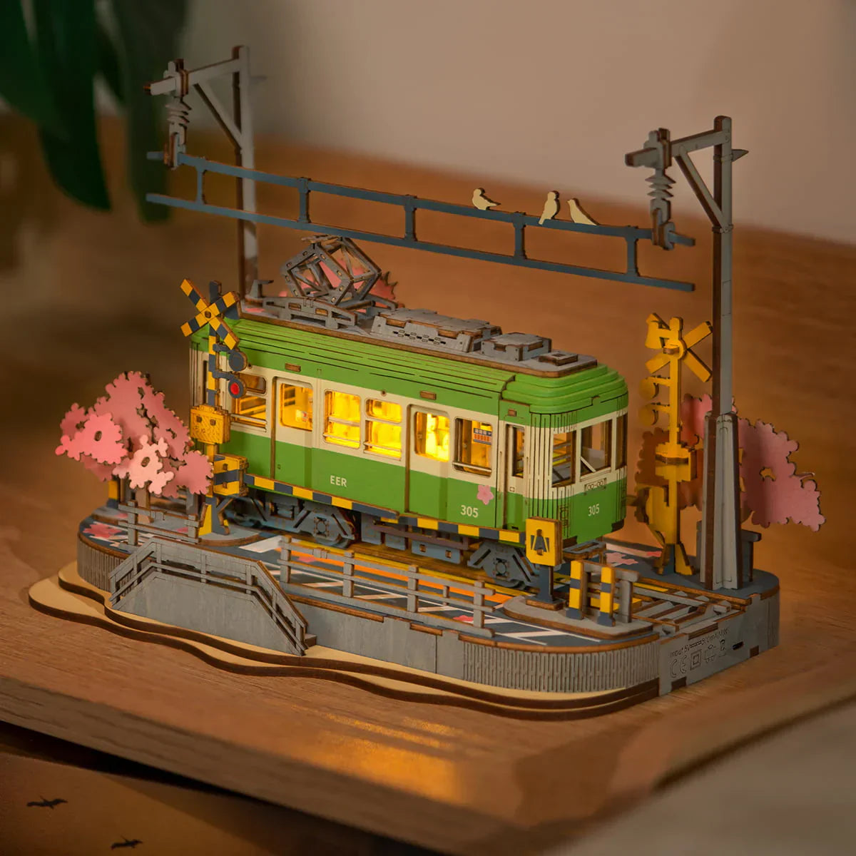 Rolife Sakura Journey 3D Wooden PuzzleBook Nook Kit Australia