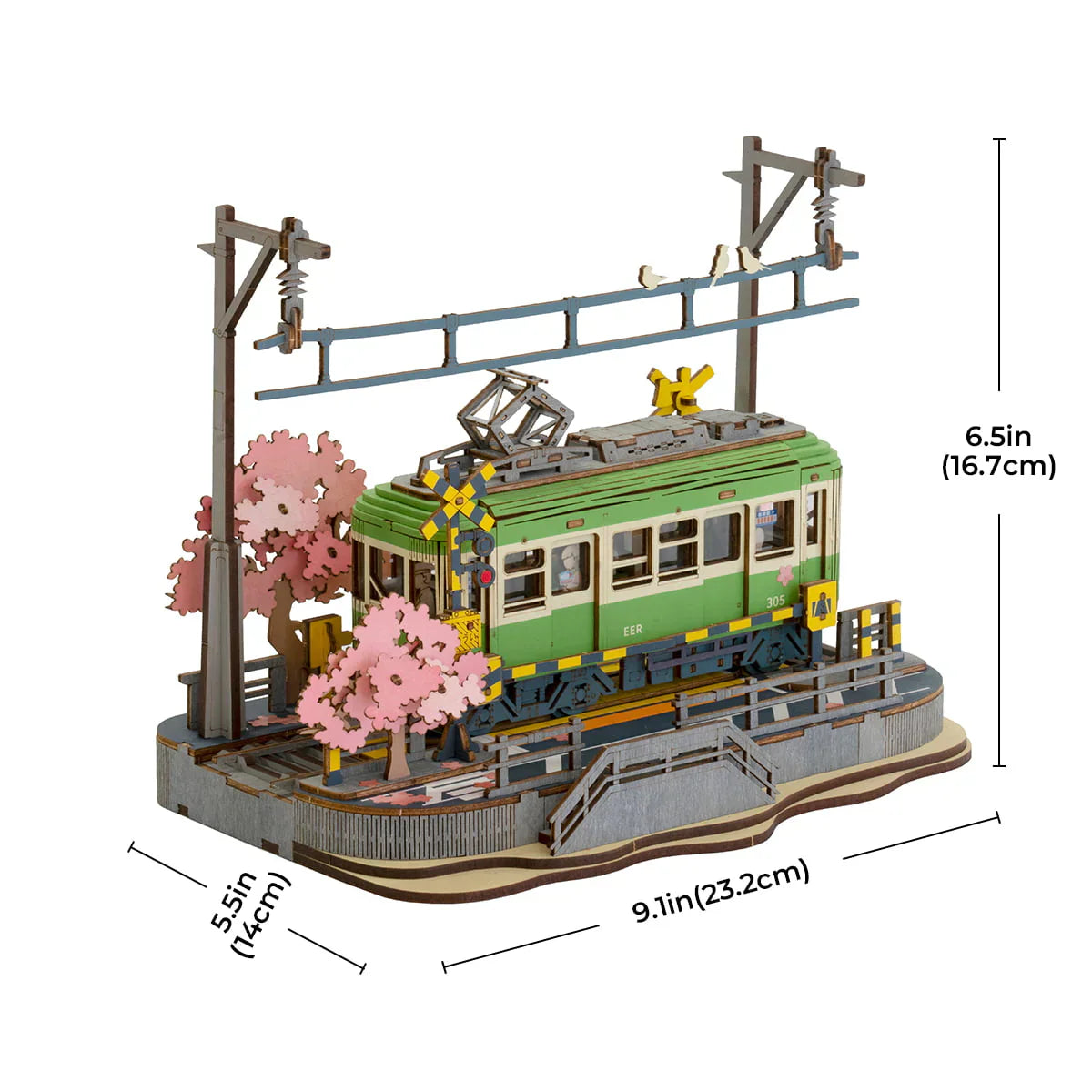 Rolife Sakura Journey 3D Wooden PuzzleBook Nook Kit Australia