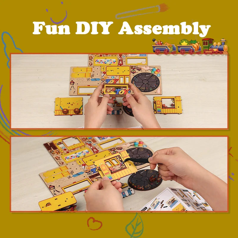 CUTEBEE Mini Store Series DIY Miniature House 3D Wooden Puzzle Toys Handmade Dollhouse Kit for TaleBox Corner Toy Store Book Nook Kit Australia