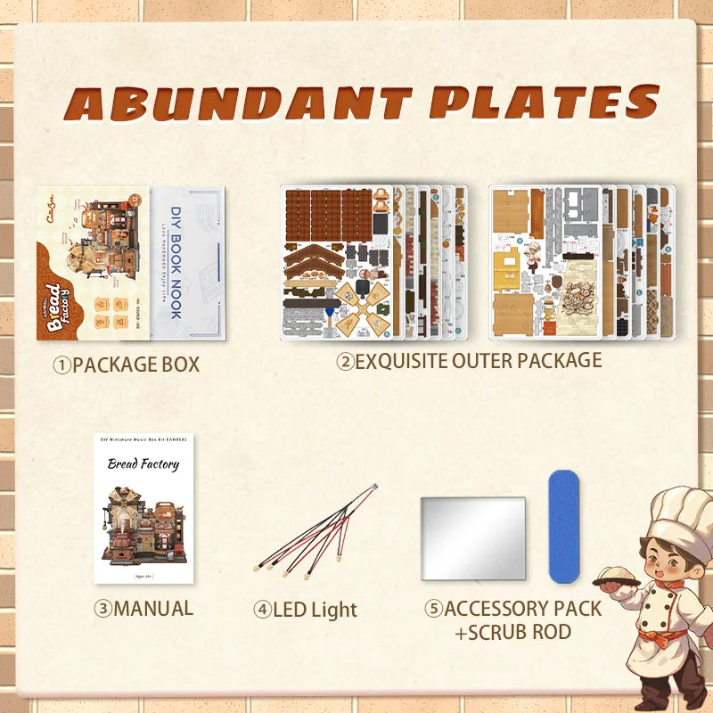 Mechanical Factory Music Box Wooden Puzzle - Image 6