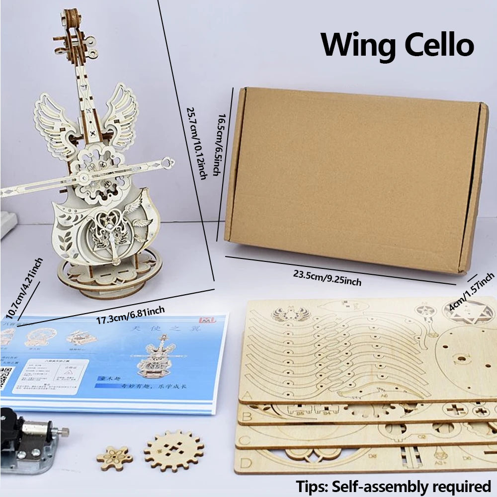 Cello Violin Music Box Kit - Image 7