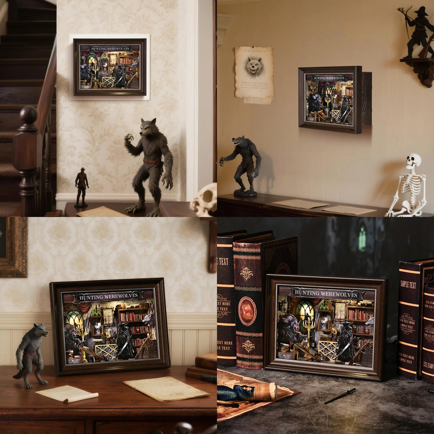 Werewolf Hunter DIY Book Nook Kit Book Nook Kit Australia