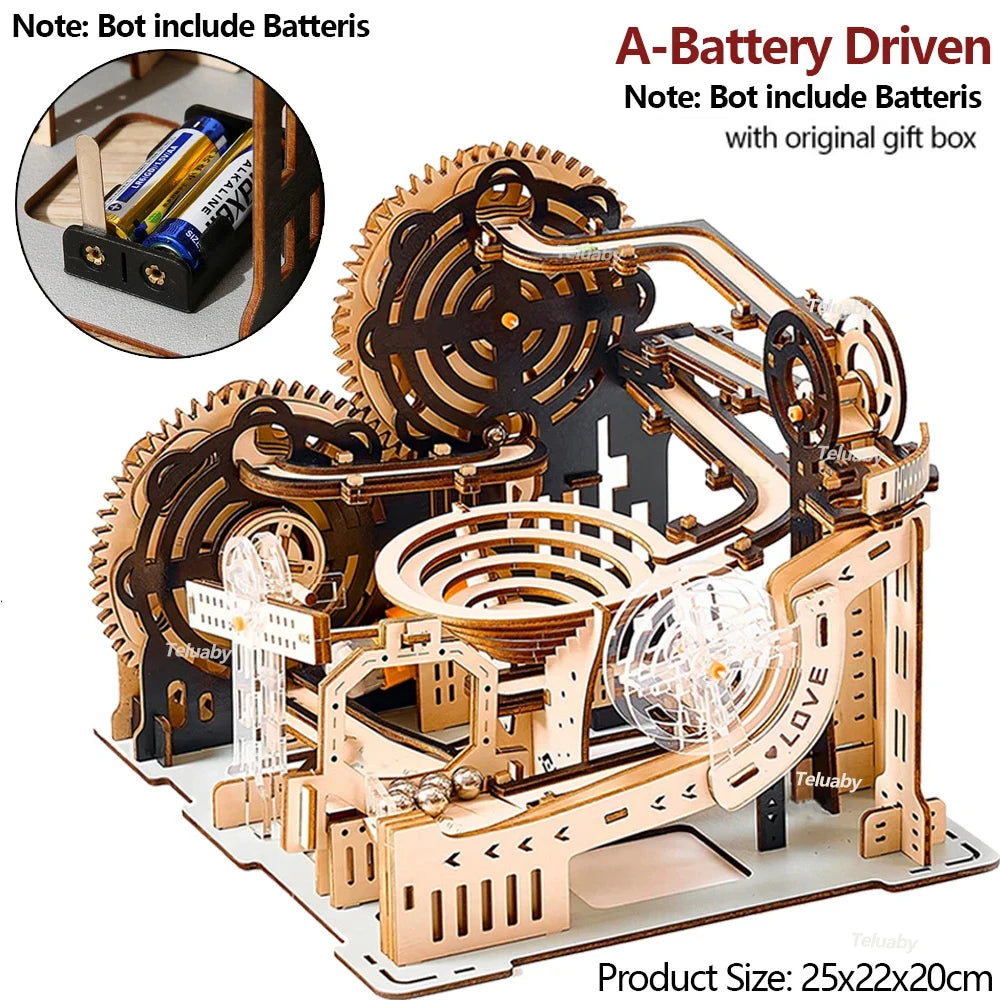 Marble Run 3D Wooden Puzzle - Image 9