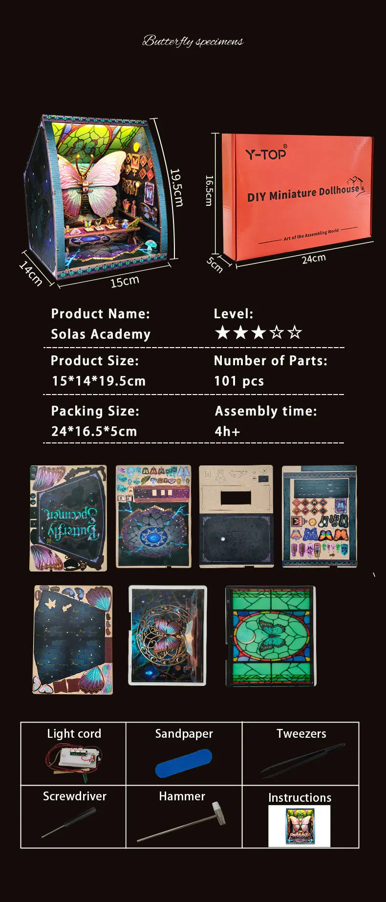 DIY Wooden Miniature Building Kits Butterfly Collection Room Doll Houses With Furniture Lights Casa for Friends Birthday Gifts Book Nook Kit Australia