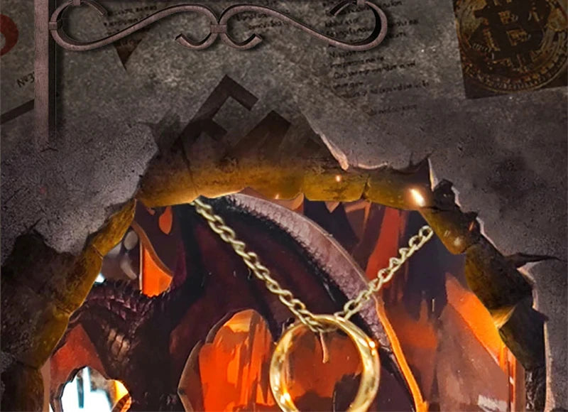 Lord of the Rings Book Nook – Epic Middle-earth Diorama Kit