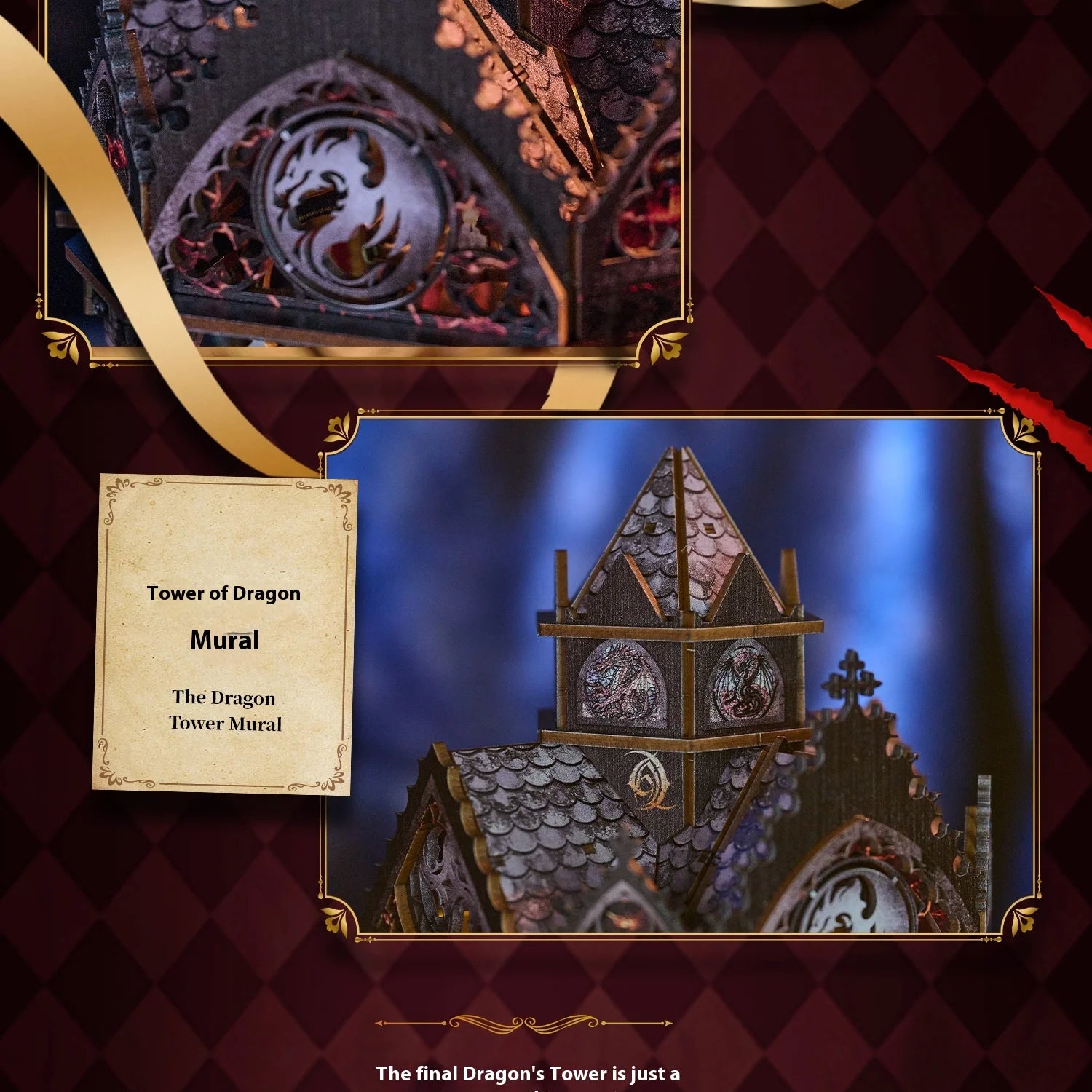 Spire of the Wyrm DIY Book Nook Kit Book Nook Kit Australia