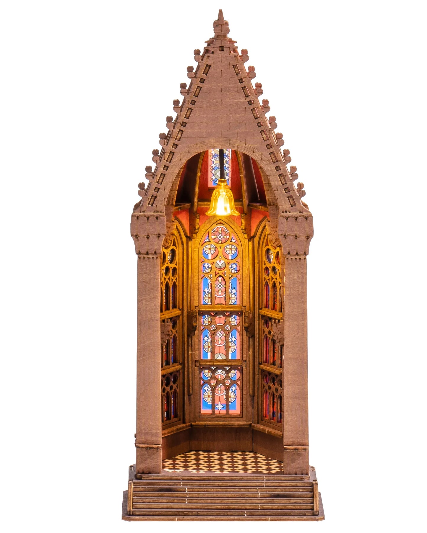 ROBOTIME Rolife TG Series Gothic Architecture Building Kit 3 Cathedral Models Stress Relief Craft Perfect Birthday Gift for M