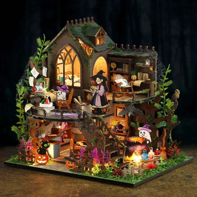Spooky Cottage DIY Dollhouse KitBook Nook Kit Australia