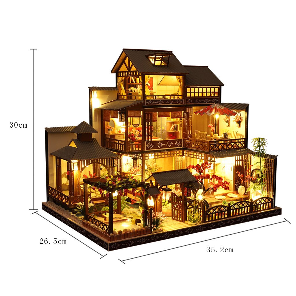 Spring Hours Japanese DIY Dollhouse KitBook Nook Kit Australia