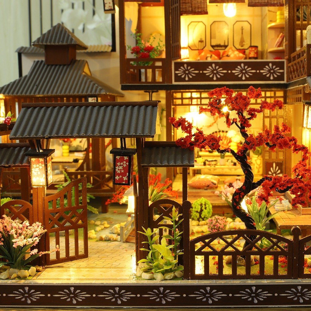 Spring Hours Japanese DIY Dollhouse KitBook Nook Kit Australia