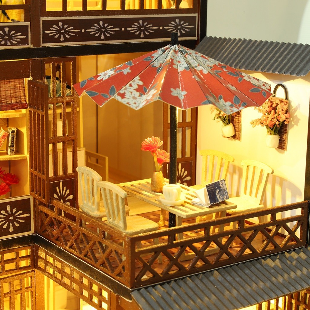 Spring Hours Japanese DIY Dollhouse KitBook Nook Kit Australia