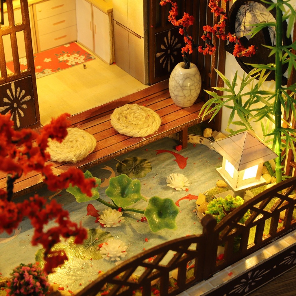 Spring Hours Japanese DIY Dollhouse KitBook Nook Kit Australia