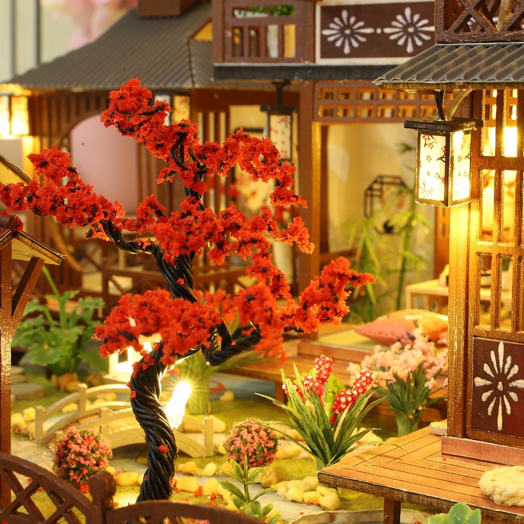 Spring Hours Japanese DIY Dollhouse KitBook Nook Kit Australia