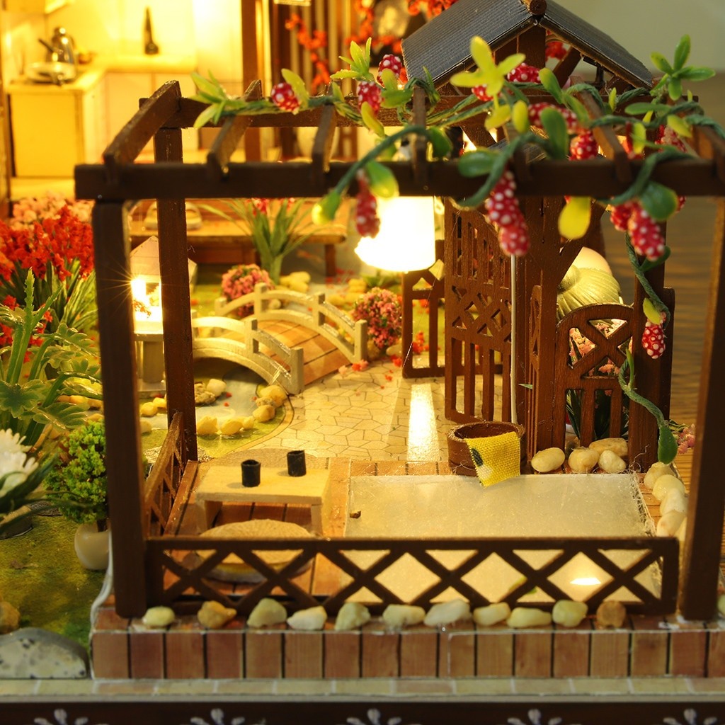 Spring Hours Japanese DIY Dollhouse KitBook Nook Kit Australia