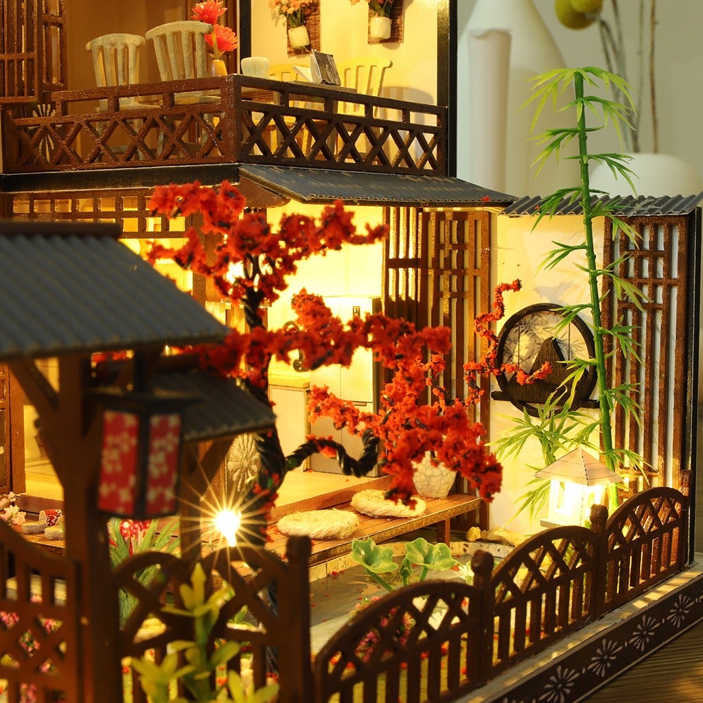 Spring Hours Japanese DIY Dollhouse KitBook Nook Kit Australia