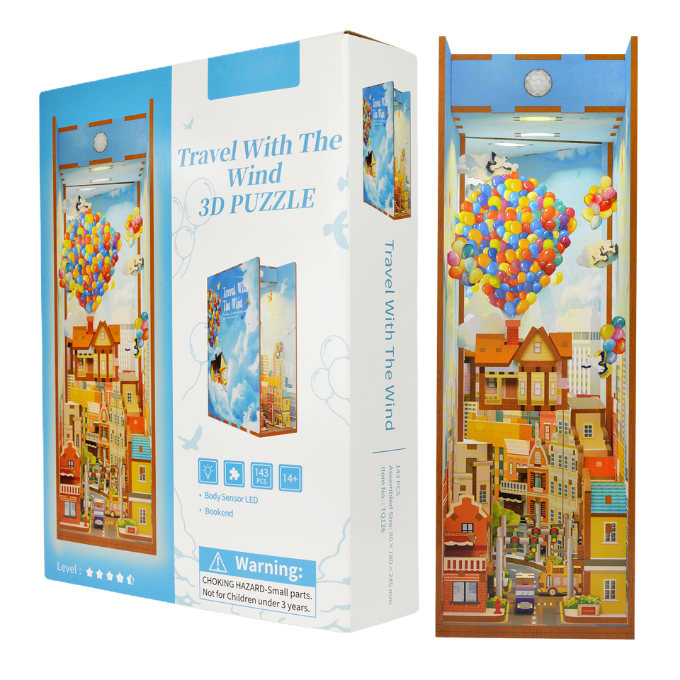 Travel With The Wind Up Movie Themed DIY Book Nook KitBook Nook Kit Australia