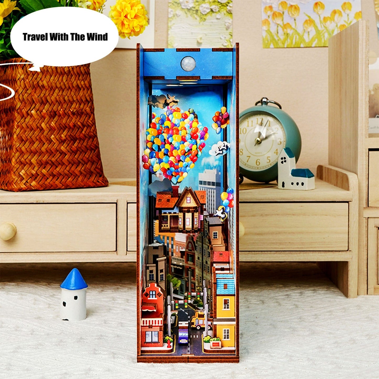 Travel With The Wind Up Movie Themed DIY Book Nook KitBook Nook Kit Australia