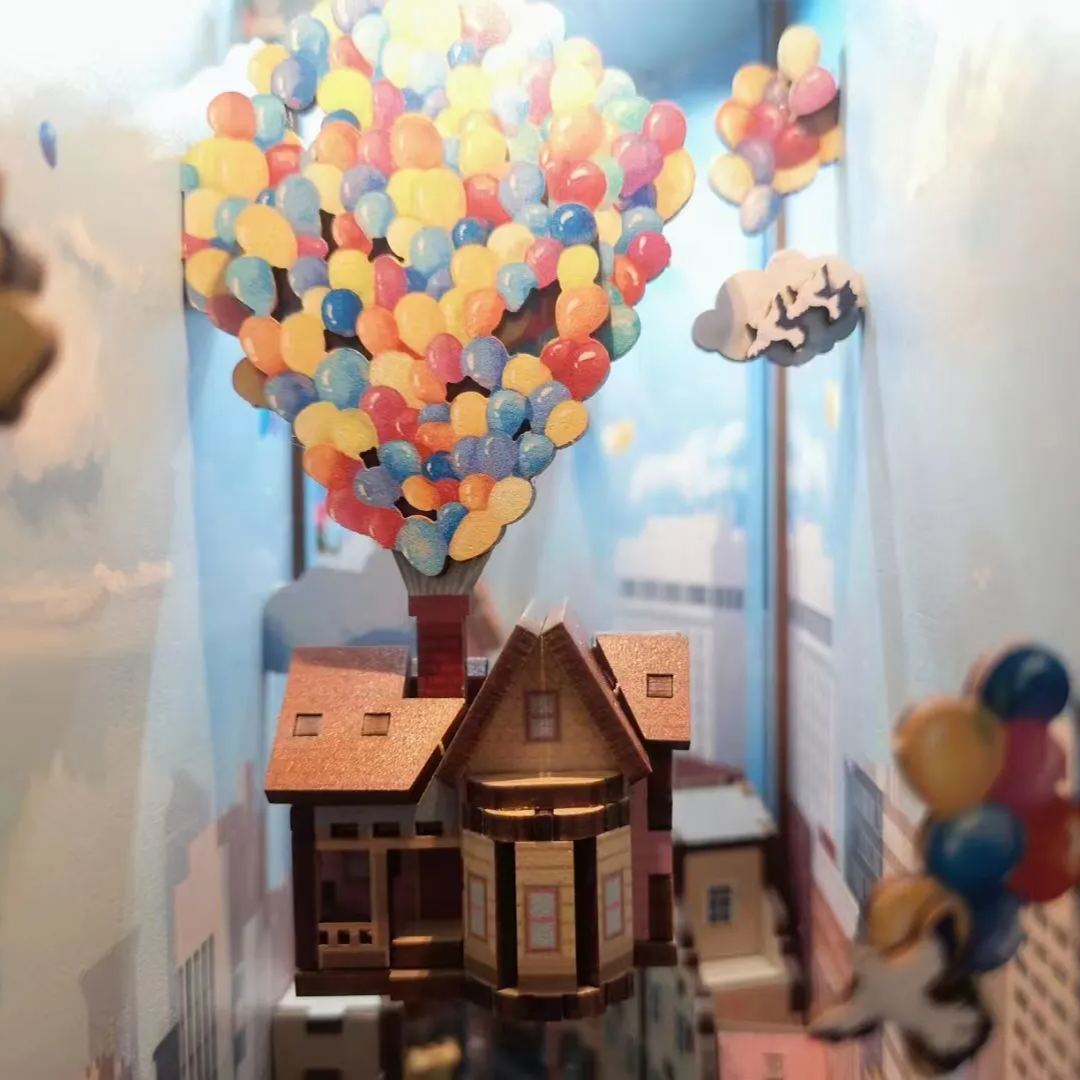 Travel With The Wind Up Movie Themed DIY Book Nook KitBook Nook Kit Australia