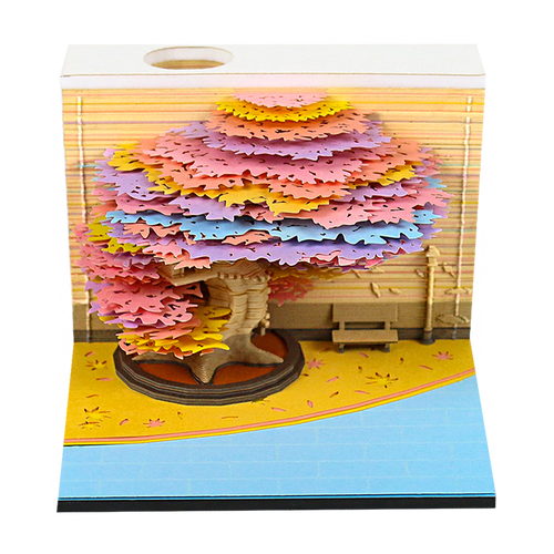 Tree Of All Seasons Omoshiroi 3D NotepadBook Nook Kit Australia