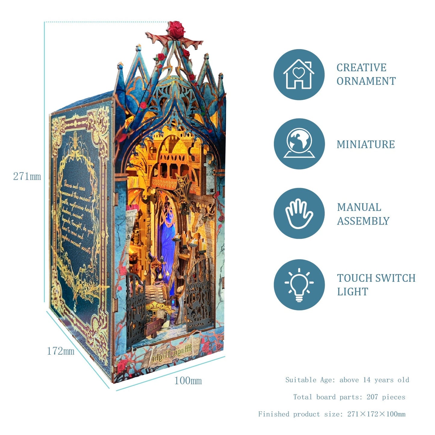 Twilight Castle DIY Book Nook KitBook Nook Kit Australia