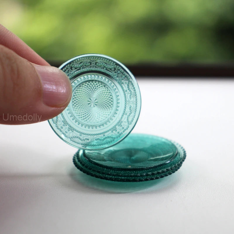 1:6 Miniature Dollhouse Glassware Set – Decanters & Cups 4 dish D