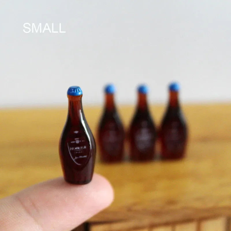 1/6 Scale Miniature Wine & Whisky Bottle Set for Dollhouse & BJD SNP-035I