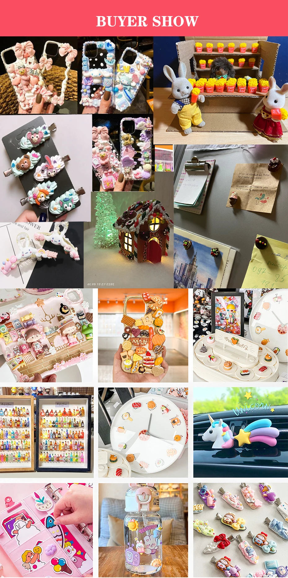 10pcs Mini Tomato Resin Charms for Crafts & Decor