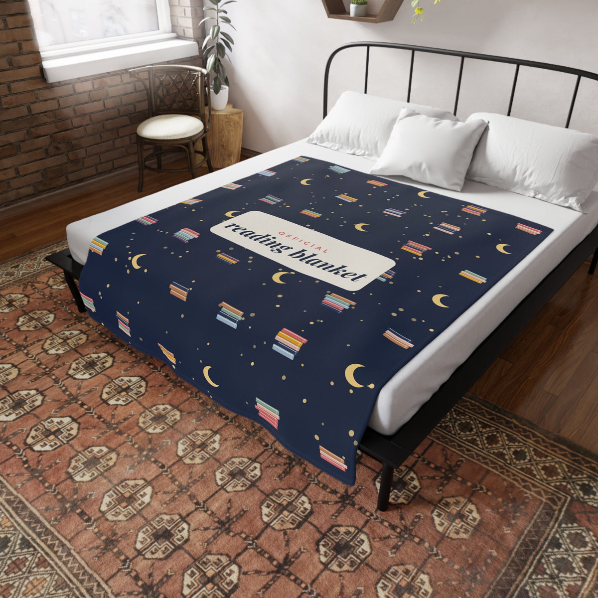 Official Reading Blanket | Plush Fleece Throw for Book Lovers