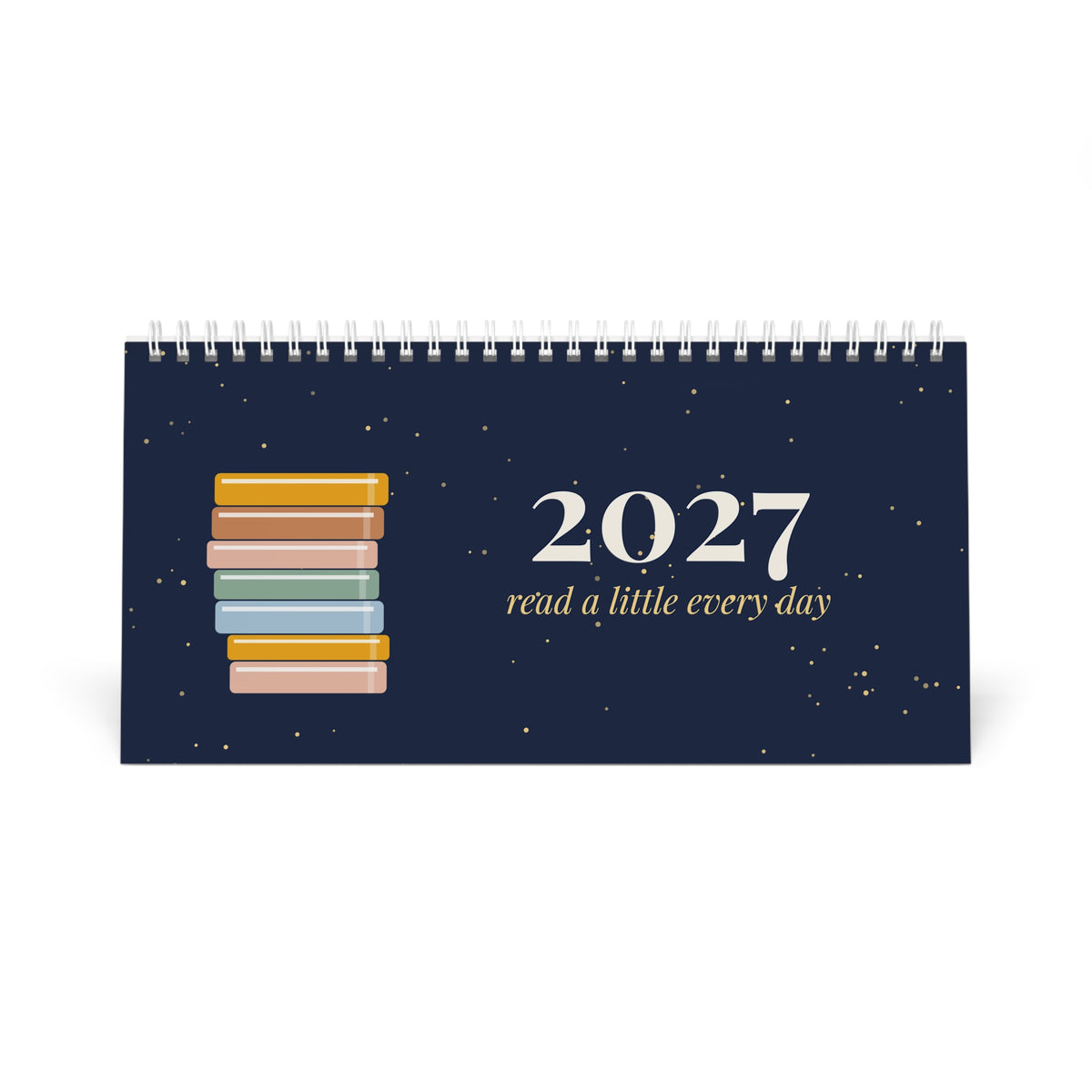 2027 Desk Reading Calendar | Tick a Book for Every Day You Read