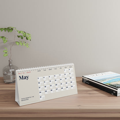 2027 Desk Reading Calendar | Tick a Book for Every Day You Read