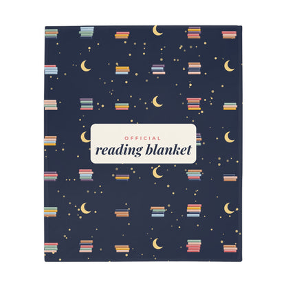 Official Reading Blanket | Plush Fleece Throw for Book Lovers