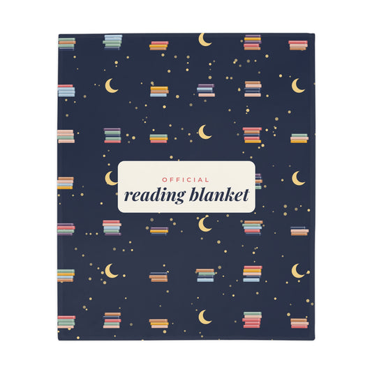 Official Reading Blanket | Plush Fleece Throw for Book Lovers