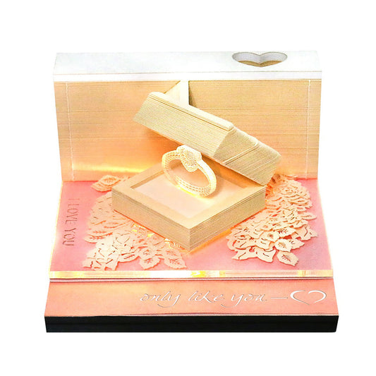 A Ring - With a Light Omoshiroi NotepadBook Nook Kit Australia