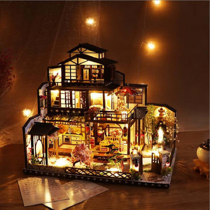 Ancient Capital Mochizuki DIY Dollhouse KitBook Nook Kit Australia