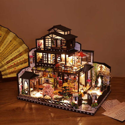 Ancient Capital Mochizuki DIY Dollhouse KitBook Nook Kit Australia