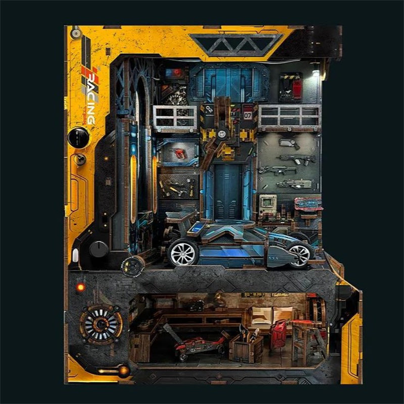 Automobile Workshop DIY Book Nook KitBook Nook Kit Australia