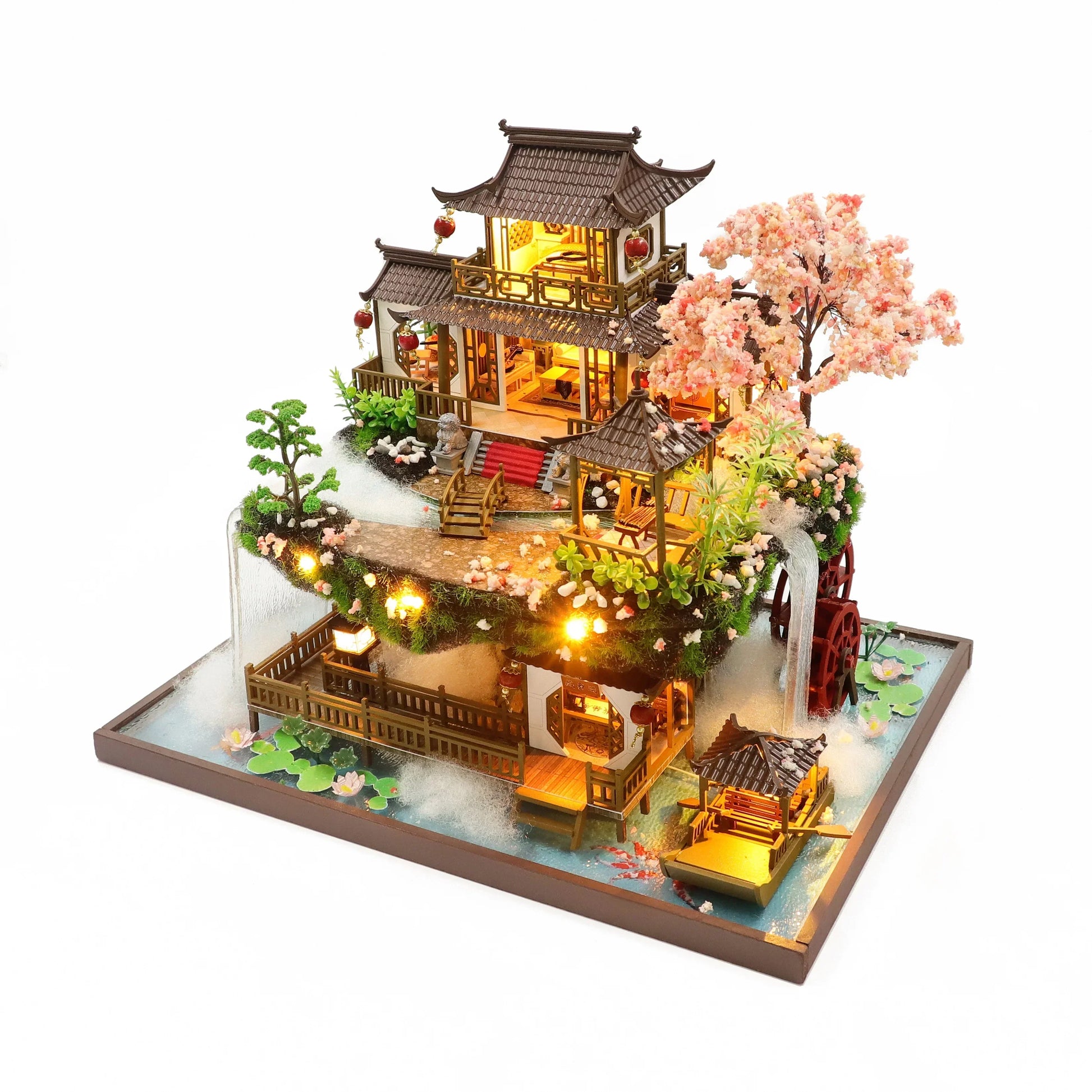 Big Chinese Garden DIY Dollhouse KitBook Nook Kit Australia