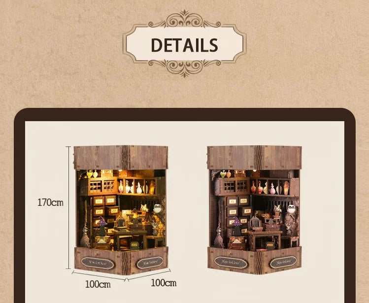 Book Lane DIY Miniature House Kit Book Nook Kit Australia